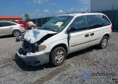 2001 Dodge Caravan Se из США, поврежденный, VIN 1B8GP25G11B110018